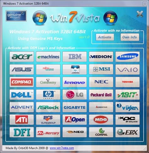 chew windows 7 activator|An easy to use OEM:SLP activator for Windows Vista/7/Server .